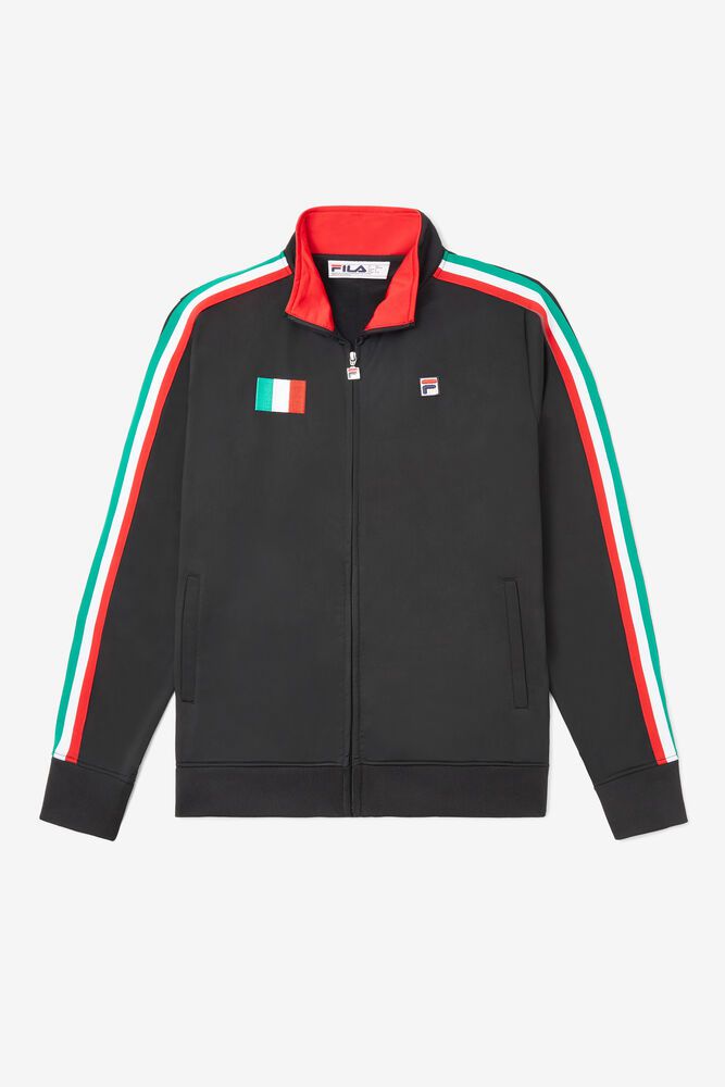 Fila Bunda Panske Italy Track Čierne - FPTJD1647